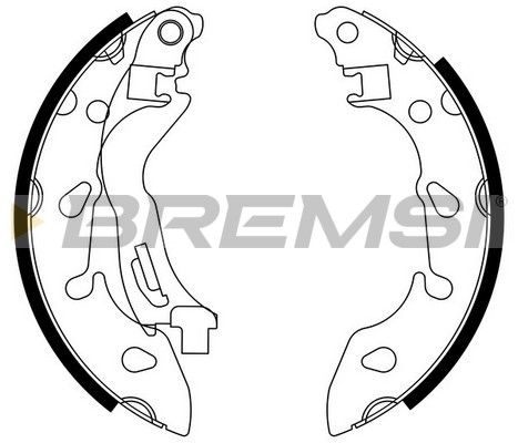 BREMSI Piduriklotside komplekt GF0189