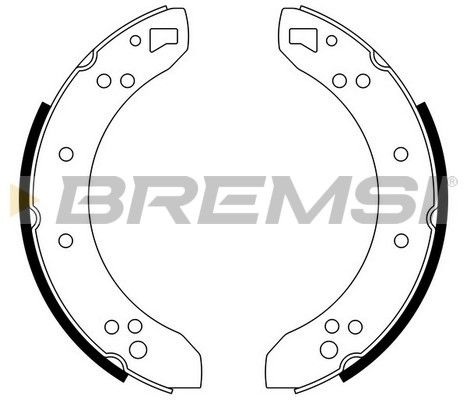 BREMSI Piduriklotside komplekt GF0198