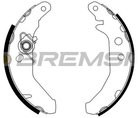 BREMSI Piduriklotside komplekt GF0225