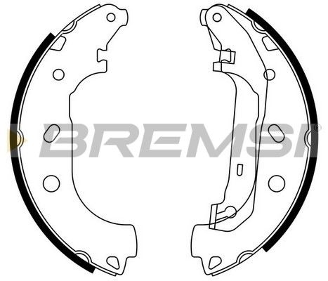 BREMSI Piduriklotside komplekt GF0244