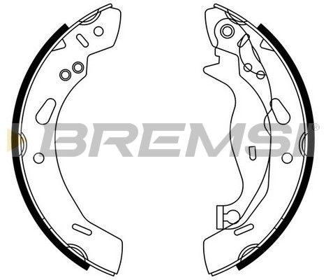 BREMSI Комплект тормозных колодок GF0249