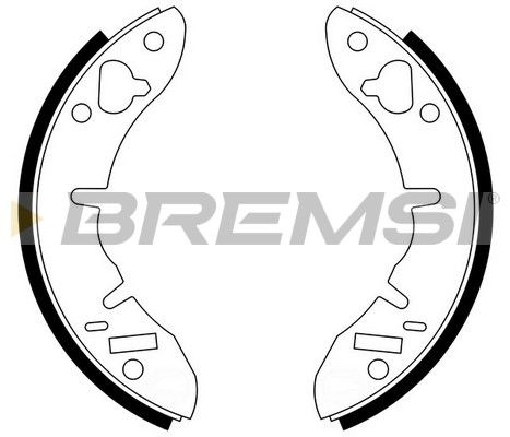 BREMSI Комплект тормозных колодок GF0262