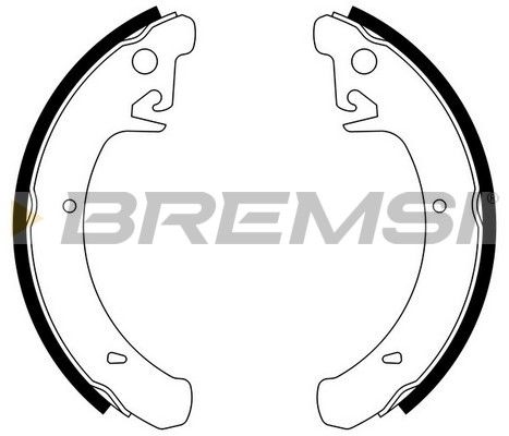 BREMSI Комплект тормозных колодок GF0283