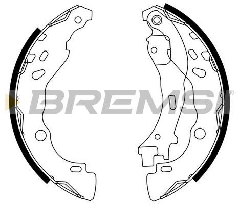 BREMSI Комплект тормозных колодок GF0291
