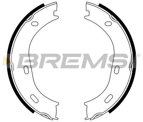 BREMSI Комплект тормозных колодок, стояночная тормозная с GF0301