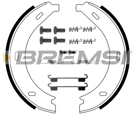 BREMSI Piduriklotside komplekt,seisupidur GF0305-1