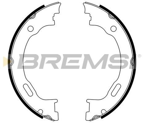 BREMSI Комплект тормозных колодок, стояночная тормозная с GF0310
