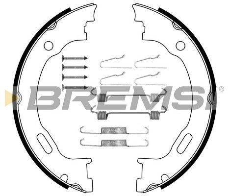BREMSI Piduriklotside komplekt,seisupidur GF0310-1