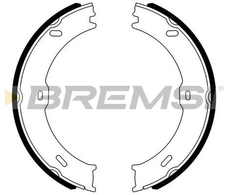 BREMSI Piduriklotside komplekt,seisupidur GF0315