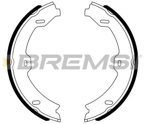 BREMSI Piduriklotside komplekt,seisupidur GF0318
