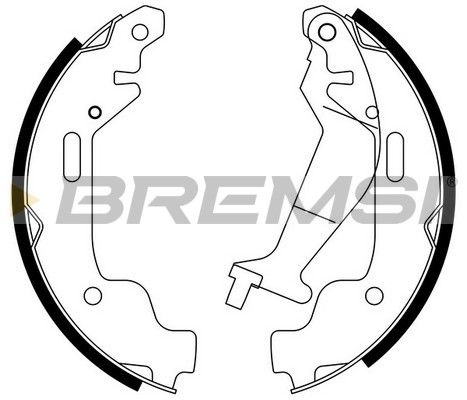 BREMSI Комплект тормозных колодок GF0357