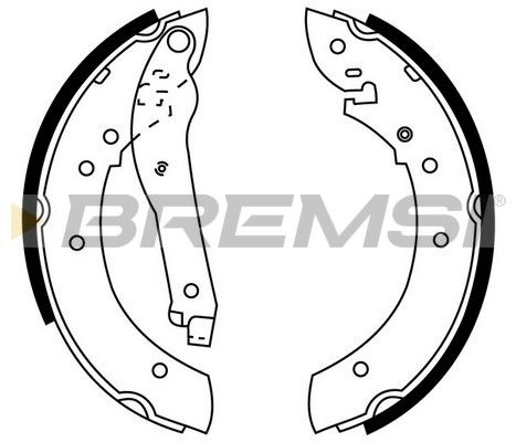 BREMSI Piduriklotside komplekt GF0380