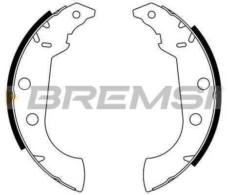 BREMSI Комплект тормозных колодок GF0383