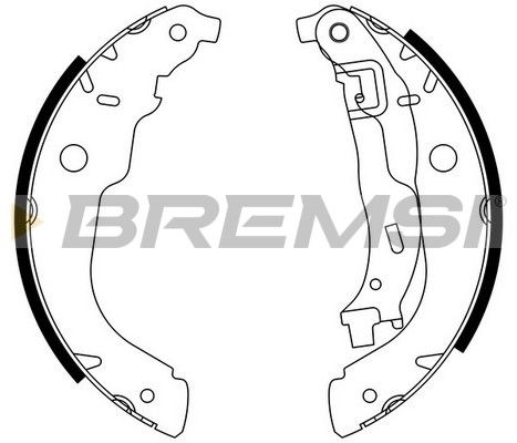 BREMSI Комплект тормозных колодок GF0389