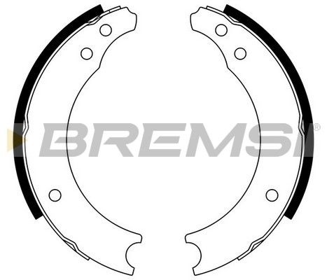 BREMSI Комплект тормозных колодок GF0402
