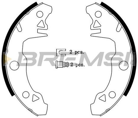 BREMSI Комплект тормозных колодок GF0413