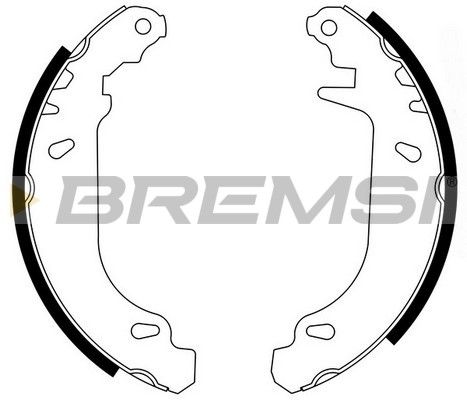 BREMSI Комплект тормозных колодок GF0415