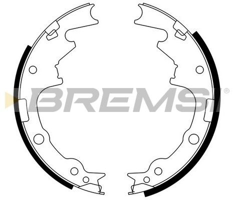BREMSI Комплект тормозных колодок GF0420