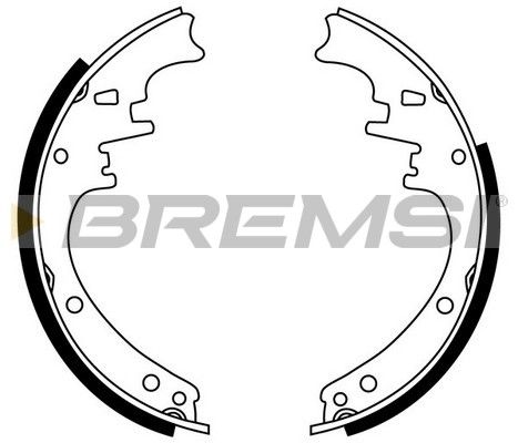 BREMSI Piduriklotside komplekt GF0421