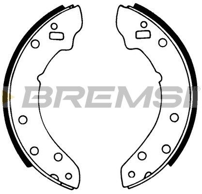 BREMSI Комплект тормозных колодок GF0430