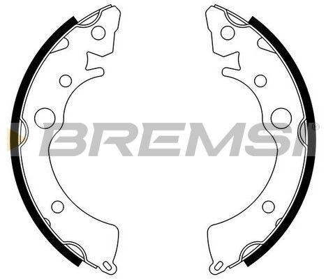 BREMSI Комплект тормозных колодок GF0431