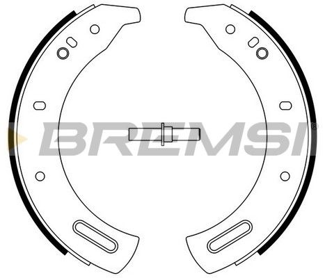 BREMSI Комплект тормозных колодок GF0432