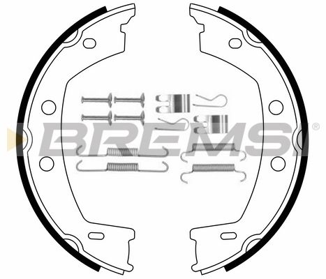 BREMSI Piduriklotside komplekt,seisupidur GF0442-1