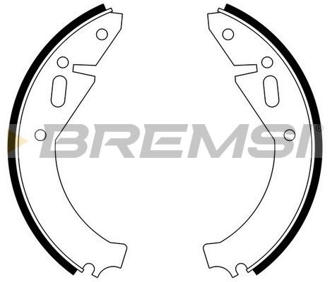 BREMSI Комплект тормозных колодок GF0471