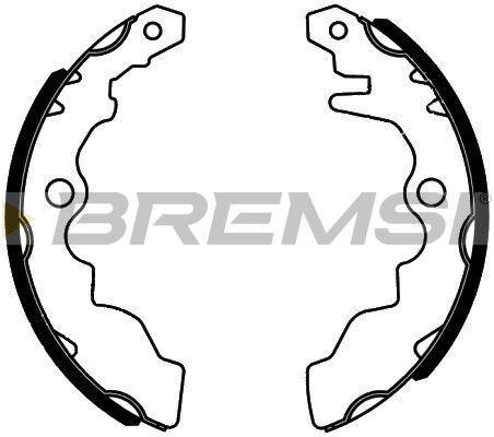 BREMSI Piduriklotside komplekt GF0518