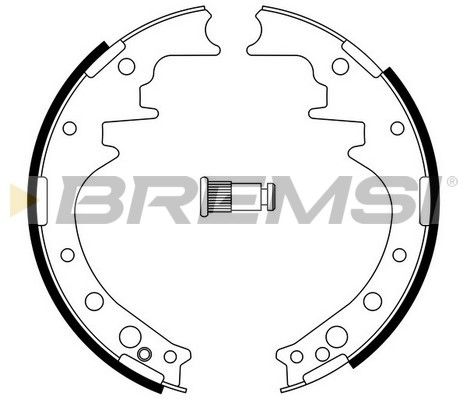 BREMSI Piduriklotside komplekt GF0554