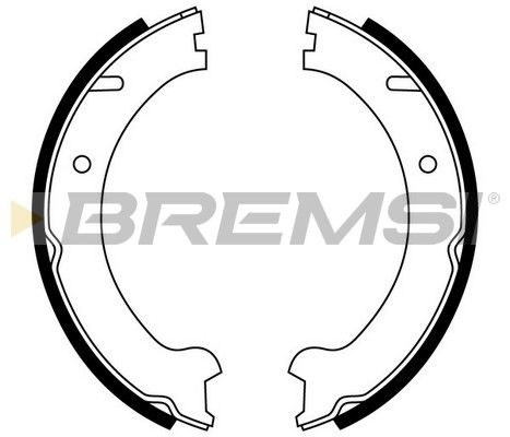 BREMSI Piduriklotside komplekt,seisupidur GF0607