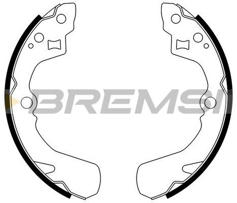 BREMSI Комплект тормозных колодок GF0660