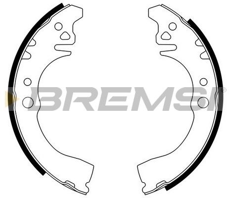 BREMSI Комплект тормозных колодок GF0661