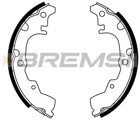 BREMSI Комплект тормозных колодок GF0664