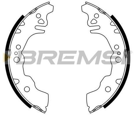BREMSI Комплект тормозных колодок GF0674