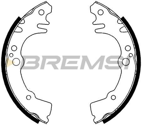 BREMSI Комплект тормозных колодок GF0683