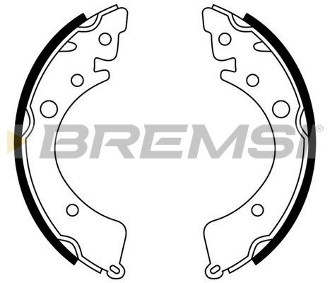 BREMSI Piduriklotside komplekt GF0702