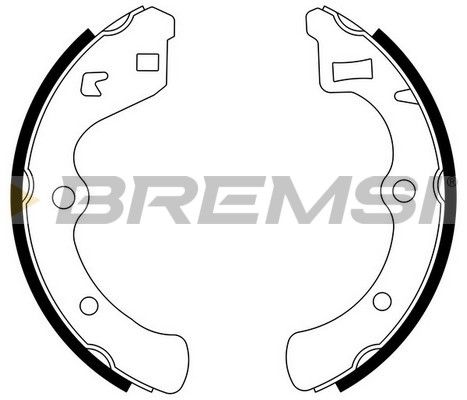 BREMSI Комплект тормозных колодок GF0703