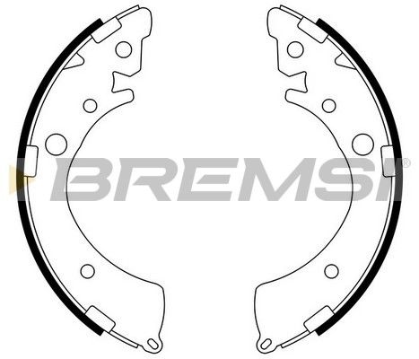 BREMSI Комплект тормозных колодок GF0709