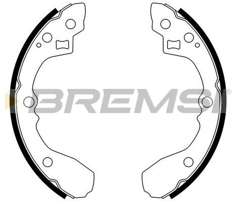 BREMSI Комплект тормозных колодок GF0723