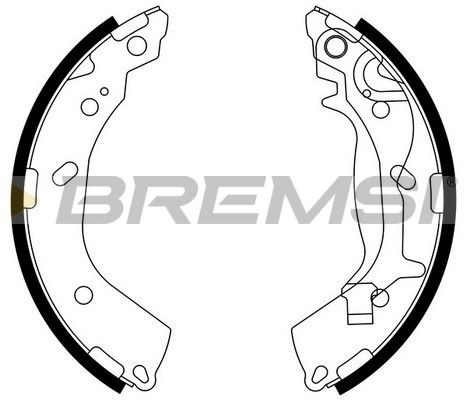 BREMSI Комплект тормозных колодок GF0745