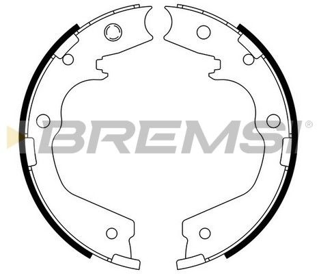 BREMSI Piduriklotside komplekt,seisupidur GF0757