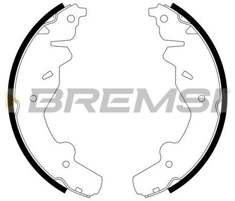 BREMSI Piduriklotside komplekt GF0763