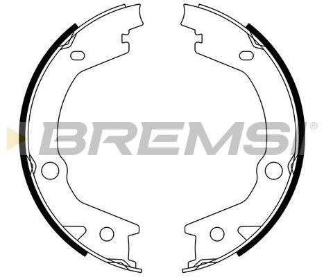 BREMSI Piduriklotside komplekt,seisupidur GF0765