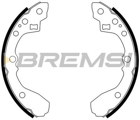 BREMSI Piduriklotside komplekt GF0778