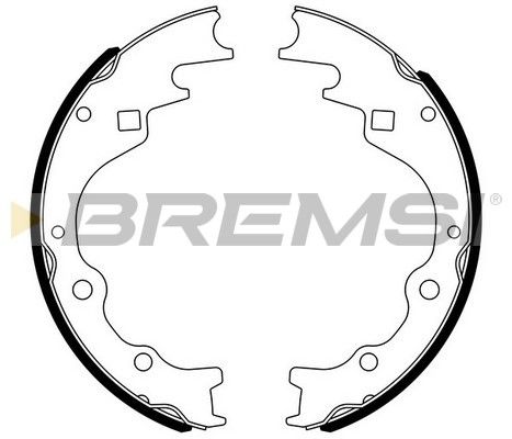 BREMSI Комплект тормозных колодок GF0787