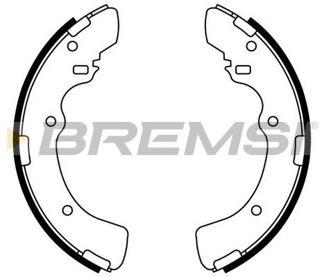 BREMSI Piduriklotside komplekt GF0819