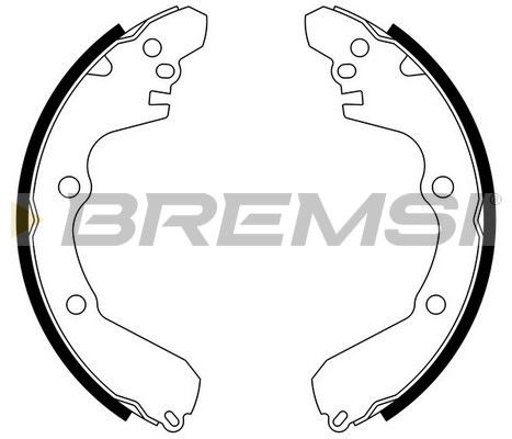 BREMSI Комплект тормозных колодок GF0822