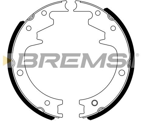 BREMSI Piduriklotside komplekt GF0835