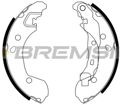 BREMSI Комплект тормозных колодок GF0862